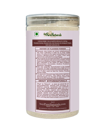 byPurenaturals Alsi Atta Flour Jar Pure Ready to Use Vrat Atta - Ready to Use Atta 400 G