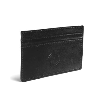 Daira - Multi Pocket Leather Card Holder - Ebony Black