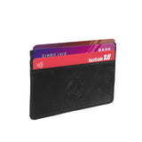Daira - Multi Pocket Leather Card Holder - Ebony Black - BuyPureNaturals
