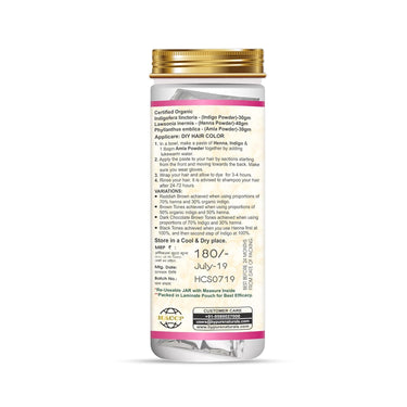 byPureNaturals 100% Organic Hair Coloring Kit- 100 Gm - BuyPureNaturals