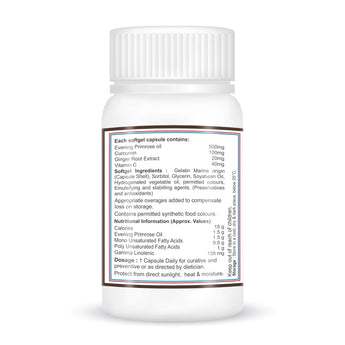 byPurenaturals Gyno-G With Evening Primrose Oil Kin Vitamin 500Mg 30 Softgel Capsules Jar - BuyPureNaturals