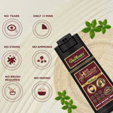 QH+ QuikHenna EVARA Organic Gel Hair Colour Shampoo- 200ml- 9RG Burgundy - BuyPureNaturals