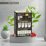 QuikHenna Organic Gel Hair Color 210 Gm -2N Soft Black - BuyPureNaturals