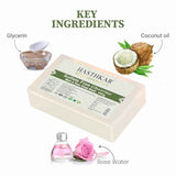 Hasthkar SLS & Paraben Free Clear Glycerine Soap Base Bar- 450gm (Pack of 2)