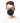 byPureNaturals 5 Layered N95 Face Mask Reusable, Washable Over the Head Black Anti Pollution Face Mask With Respirator Vent. - BuyPureNaturals