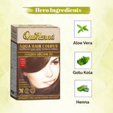 QuikHenna AQUA Powder Hair Color- 110 Gm- 4G Golden Brown - BuyPureNaturals