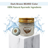 QH+ QuikHenna CLINICA Organic Gel Derma Dark Brown Beard Color- 72gm- 3N - BuyPureNaturals