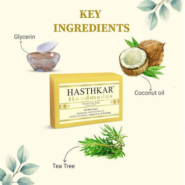 Hasthkar Handmade Glycerine Sweat Care Soap- 125gm - BuyPureNaturals