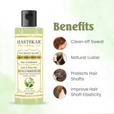 Hasthkar SLS & Paraben Free Aloevera & Green Tea Hair Conditioner- 210ml - BuyPureNaturals