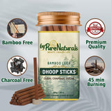 byPureNaturals Bamboo Less Incense Dhoop Sticks (Sandalwood, Agarwood & Rose)- 30 Sticks Pack - BuyPureNaturals