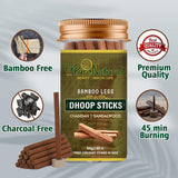 byPureNaturals Bamboo Less Incense Sandalwood Dhoop Sticks- 30 Sticks Pack - BuyPureNaturals