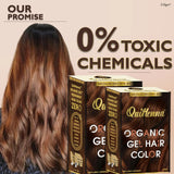 QuikHenna Organic Gel Hair Color 210 Gm - 4N Medium Brown - BuyPureNaturals