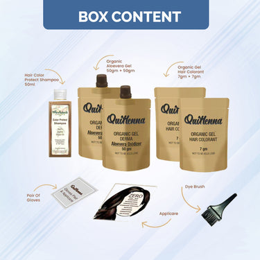 QH+ QuikHenna CLINICA Organic Gel Innovative Derma Hair Color 165gm- 2N Soft Black - BuyPureNaturals