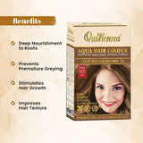 QuikHenna AQUA Powder Hair Color- 110 Gm- 5G Light Golden Brown - BuyPureNaturals