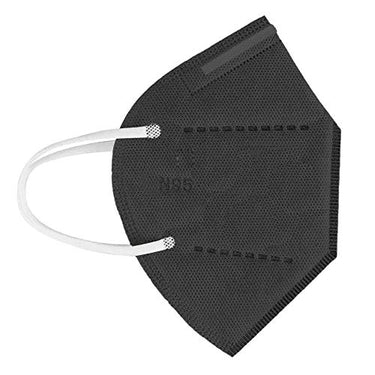 byPurenaturals N95 Black Face Med Mask With Ear ( Loop Pack of 5 ) melt blown febric  (M, Pack of 5) - BuyPureNaturals