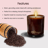 byPureNaturals Soy Wax Healing Candles- 200ml Jar (Pack of 3 – Coffee, Ylang Ylang, Cedar and Sandalwood) - BuyPureNaturals