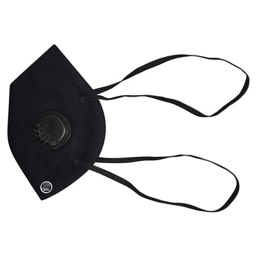 byPureNaturals 5 Layered N95 Face Mask Reusable, Washable Over the Head Black Anti Pollution Face Mask With Respirator Vent. - BuyPureNaturals