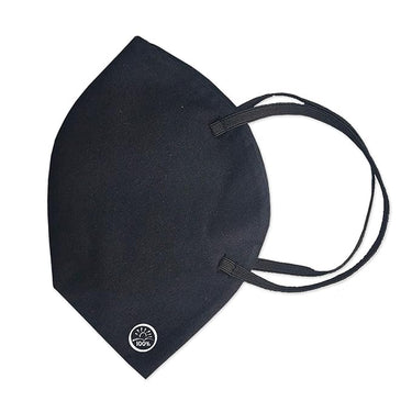 byPurenaturals Certified by CE, ISO and GMP 5 Layered Reusable, Washable Daily Use N95 Face Mask with Ear Loop, Bacterial Filtration Efficiency (BFE, Black) - BuyPureNaturals