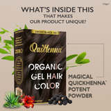 QuikHenna Organic Gel Hair Color 210 Gm - 2G Ebony Black - BuyPureNaturals