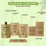 QH+ QuikHenna FLORA Organic Gel Double Use Hair Color- 70gm- 1N Natural Black - BuyPureNaturals