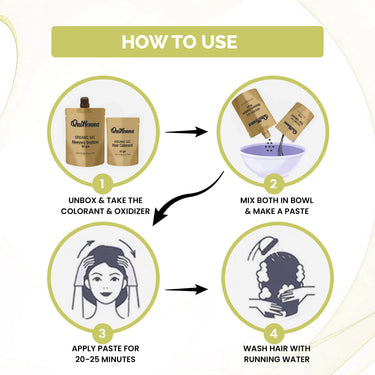 QuikHenna Organic Gel Hair Color 120 Gm - 7G Blonde - BuyPureNaturals