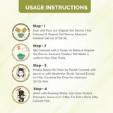 QH+ QuikHenna CLINICA Organic Gel Innovative Derma Hair Color 165gm- 5G Light Golden Brown - BuyPureNaturals