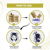 QuikHenna Organic Gel Hair Color 120 Gm - 5G Light Golden Brown - BuyPureNaturals