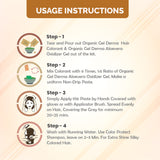 QH+ QuikHenna CLINICA Organic Gel Innovative Derma Hair Color 165gm- 1N Natural Black - BuyPureNaturals