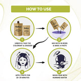 QuikHenna Organic Gel Hair Color 120 Gm - 4G Golden Brown - BuyPureNaturals