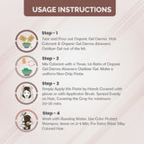 QH+ QuikHenna CLINICA Organic Gel Innovative Derma Hair Color 165gm- 3N Dark Brown - BuyPureNaturals