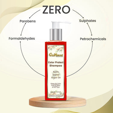 QH+ QuikHenna Hair Colour Protection Shampoo- 100ml - BuyPureNaturals