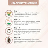 QH+ QuikHenna CLINICA Organic Gel Innovative Derma Hair Color 165gm- 4G Golden Brown - BuyPureNaturals