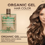 QuikHenna Organic Gel Hair Color 210 Gm -  3N Dark Brown - BuyPureNaturals