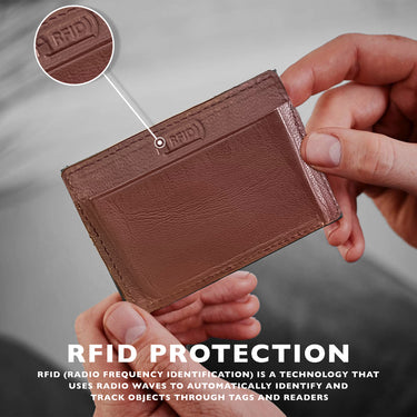 Daira - Twin Pocket Leather Card Holder - Cocoa Craft - BuyPureNaturals
