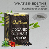 QuikHenna Organic Gel Hair Color 210 Gm -2N Soft Black - BuyPureNaturals