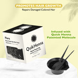 QH+ QuikHenna FLORA Organic Gel Roots Touch Up Hair Color- 32gm- 1N Natural Black - BuyPureNaturals