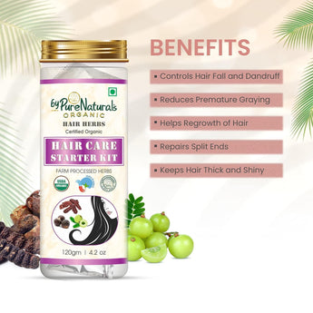 byPureNaturals 100% Organic Hair Care DIY Kit- 120 gm - BuyPureNaturals
