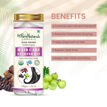 byPureNaturals 100% Organic Hair Care DIY Kit- 120 gm - BuyPureNaturals