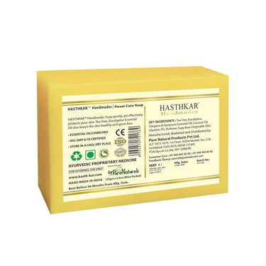 Hasthkar Handmade Glycerine Sweat Care Soap- 125gm - BuyPureNaturals