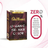 QuikHenna Organic Gel Hair Color 120 Gm - 9RG Burgundy - BuyPureNaturals