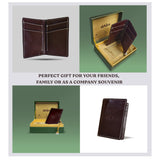 Daira - Bi-Fold Leather Card Holder Cum Wallet - Cocoa Craft - BuyPureNaturals