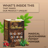 QuikHenna Organic Gel Hair Color 210 Gm - 5N Light Brown - BuyPureNaturals