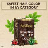 QuikHenna Organic Gel Hair Color 210 Gm - 3G Coffee Brown - BuyPureNaturals