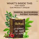 QuikHenna Organic Gel Hair Color 210 Gm - 5G Light Golden Brown - BuyPureNaturals