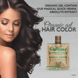 QuikHenna Organic Gel Hair Color 210 Gm -2N Soft Black - BuyPureNaturals