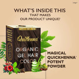 QuikHenna Organic Gel Hair Color 210 Gm -  3N Dark Brown - BuyPureNaturals
