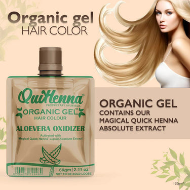 QuikHenna Organic Gel Hair Color 210 Gm - 7G Blonde - BuyPureNaturals