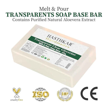 Hasthkar Clear Glycerine Soap Base Bar- 450gm