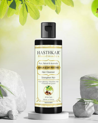Hasthkar Hamdmades Hair Cleanser Shampoo for Men & Women 210ml