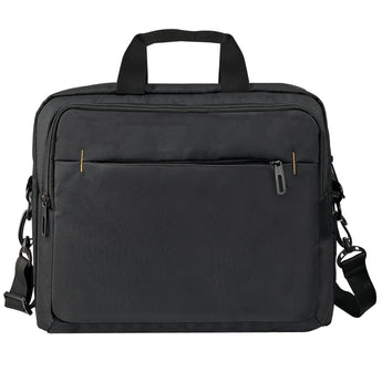 Goalu 16 inch Messenger Laptop Bag with Handle & Shoulder Strap-Black - BuyPureNaturals
